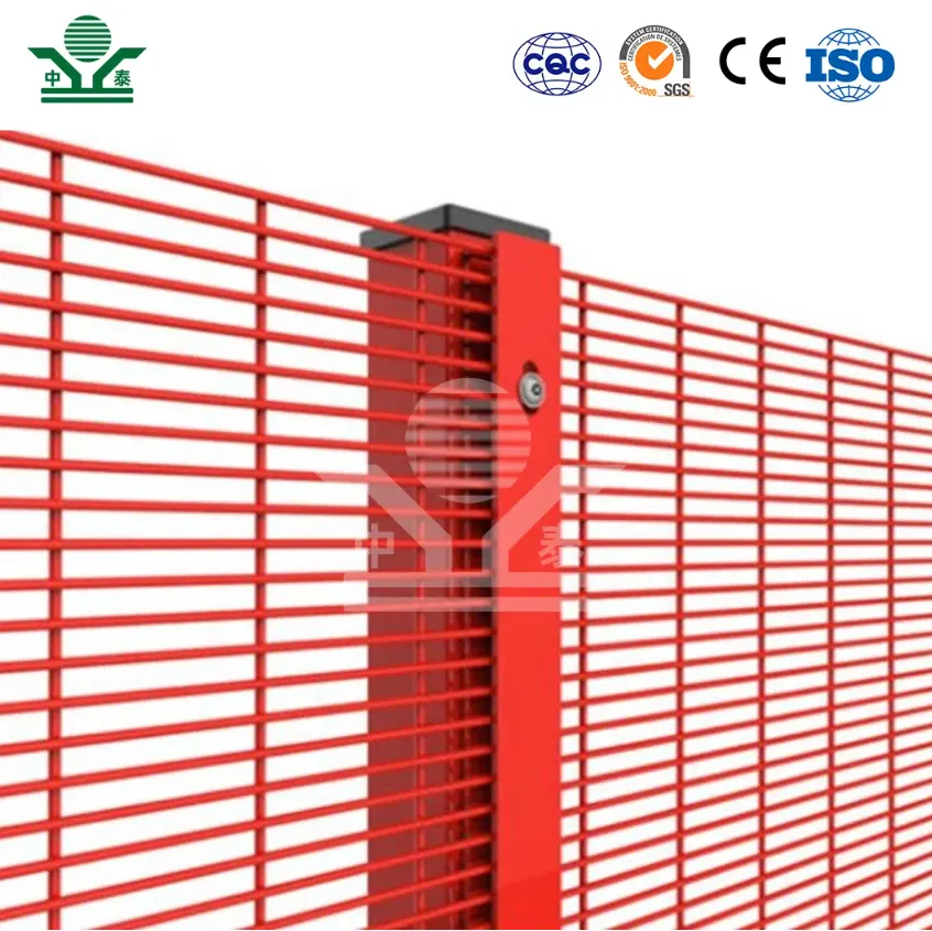 Zhongtai Anti-Climb Fence  China Manufacturing 5.5mm 6.0mm Wire Diameter 358 Prison Mesh Fencing