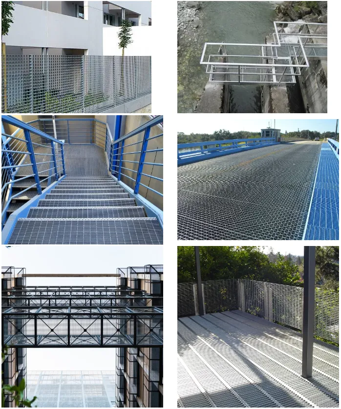 Zhongtai Carbon Steel Bar Grating China Factory Bathroom Shower Grate 2 - 1/4 Inch X 3/16 Inch Heavy Duty Steel Floor Grating