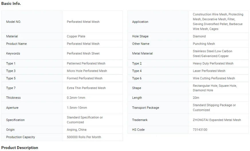 Zhongtai Perforated Metal China Wholesalers Square Hole Diamond stainless Plate Perforated stainless Sheet Balcony anti-theft window pad