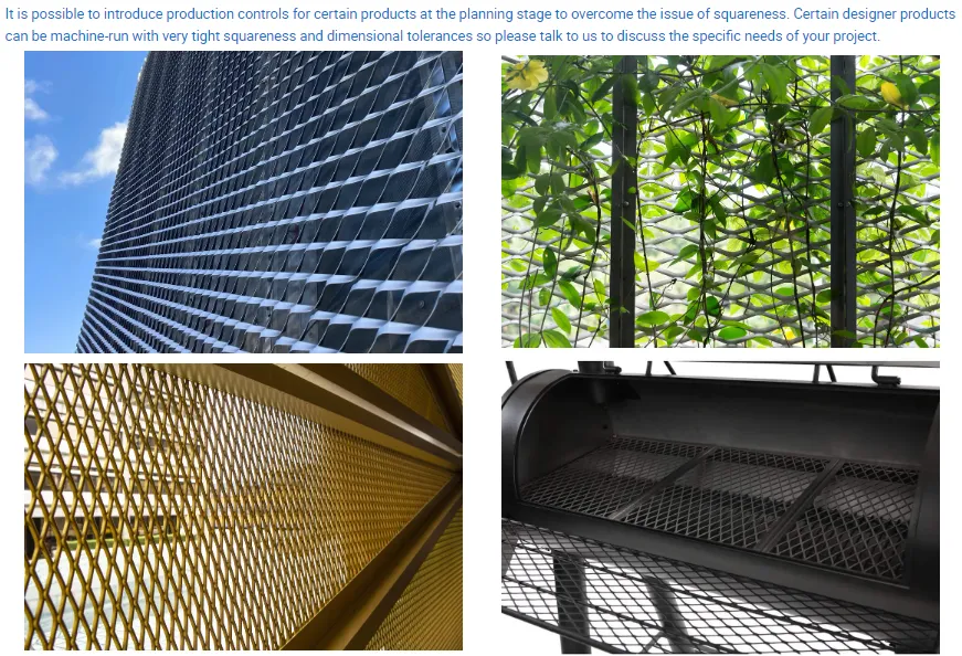 Zhongtai Stainless Steel Plate Medium Thickness Plate Material Expanded Metal Square Mesh China Suppliers 0.5mm 0.6mm 0.8mm Thickness Corten Expanded Metal