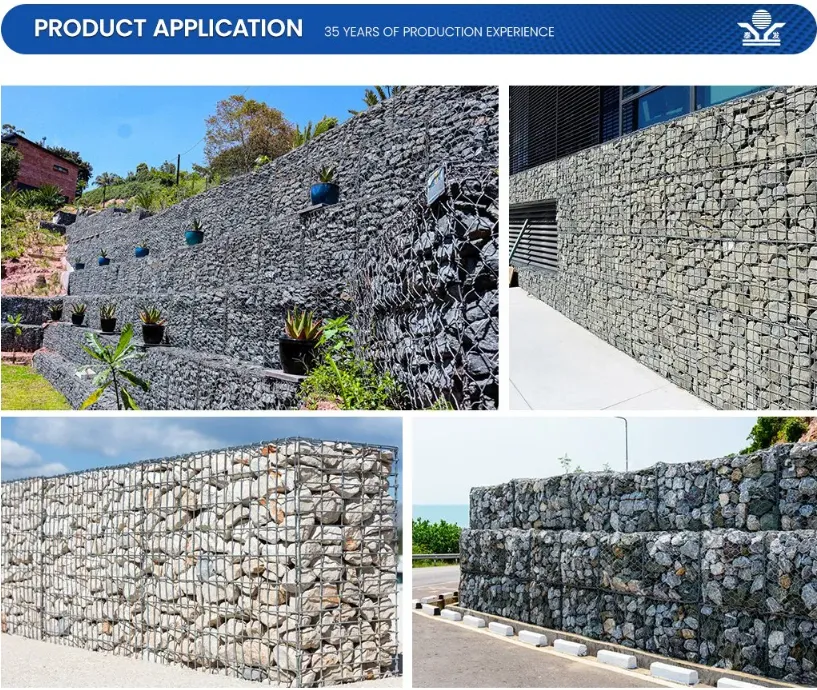 Zhongtai  PVC Coated Gabion Mesh Basket