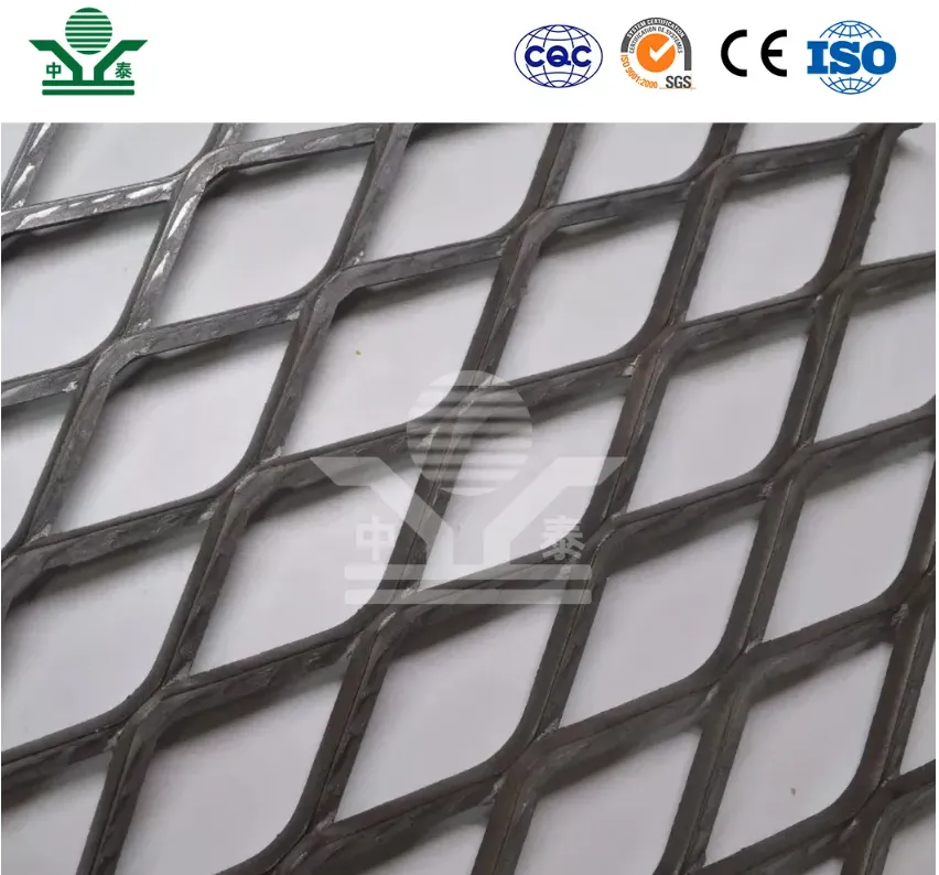 Zhongtai Stainless Steel Plate Medium Thickness Plate Material Expanded Metal Square Mesh China Suppliers 0.5mm 0.6mm 0.8mm Thickness Corten Expanded Metal