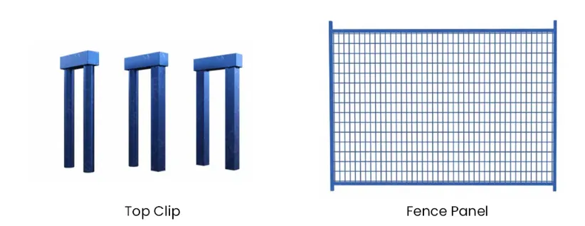 Zhongtai Galvanized Temporary Fence Panels 30 X 30 X 150 mm Exterior Square Steel Rod/Pipe Canada Temporary 6 Foot Fence