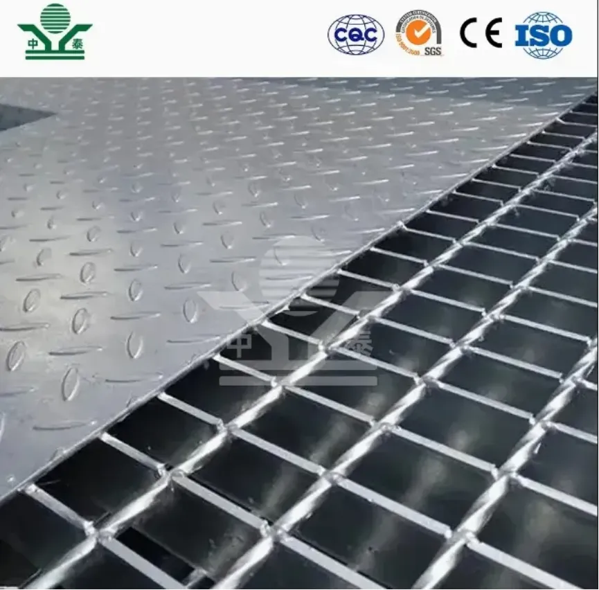 Zhongtai Steel Grating Stairs China Suppliers Galvanised Galvanized (HDG) Steel Grating