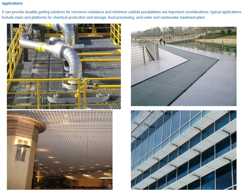 Zhongtai Carbon Steel Bar Grating China Factory Bathroom Shower Grate 2 - 1/4 Inch X 3/16 Inch Heavy Duty Steel Floor Grating