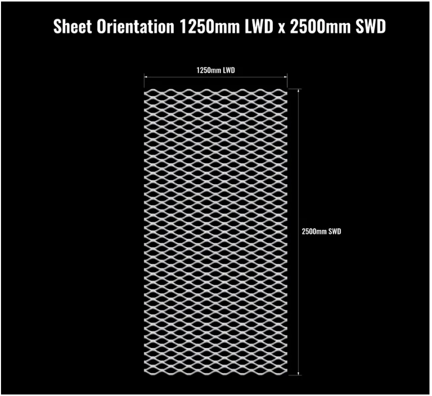 Zhongtai Stainless Steel Plate Medium Thickness Plate Material Expanded Metal Square Mesh China Suppliers 0.5mm 0.6mm 0.8mm Thickness Corten Expanded Metal