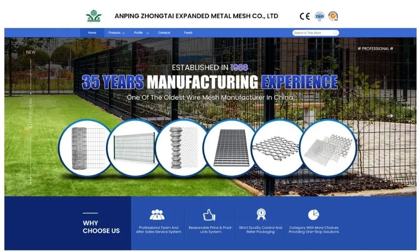 Zhongtai Perforated Metal China Wholesalers Square Hole Diamond stainless Plate Perforated stainless Sheet Balcony anti-theft window pad