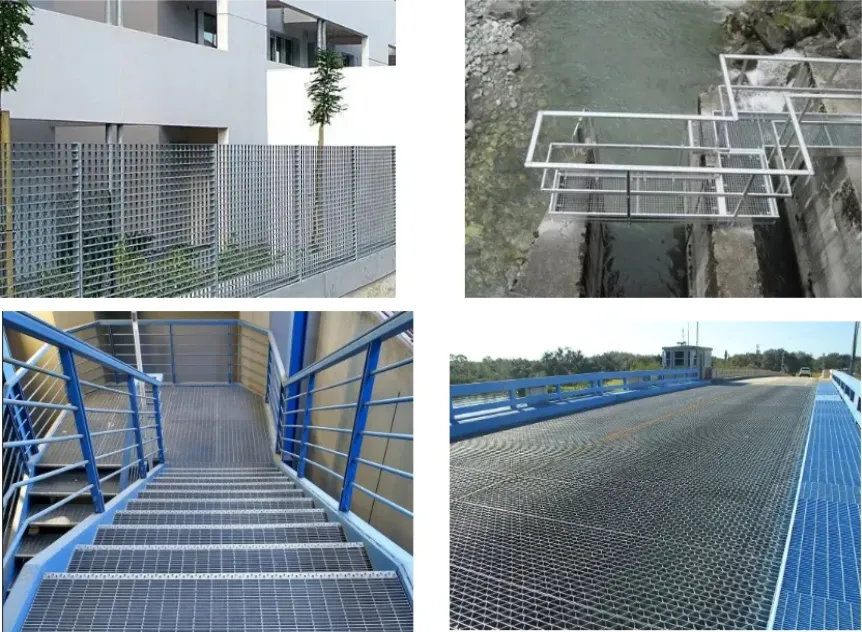 Zhongtai Steel Grating Stairs China Suppliers Galvanised Galvanized (HDG) Steel Grating