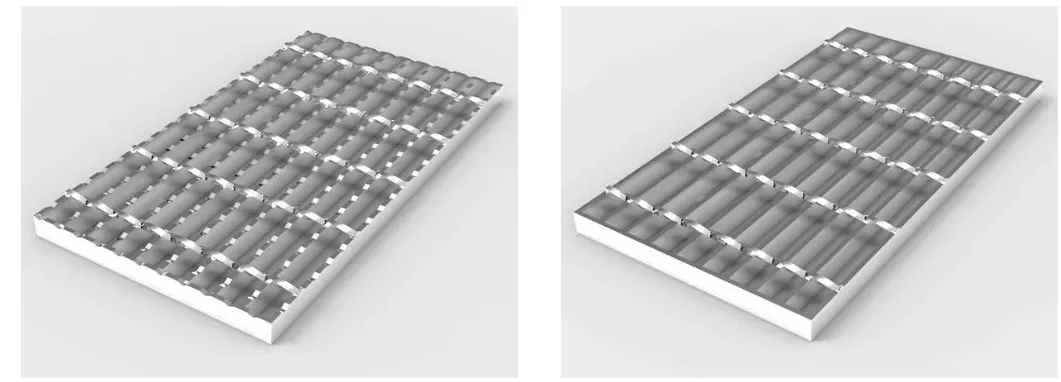 Zhongtai  Heavy Load Steel Grating China Manufacturing 30mm/40mm bearing bar pitch Heavy Duty Floor Steel Grating