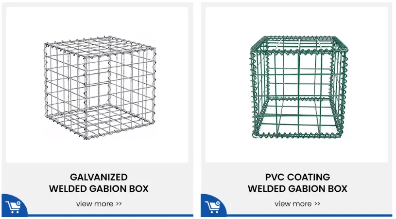 Zhongtai  PVC Coated Gabion Mesh Basket