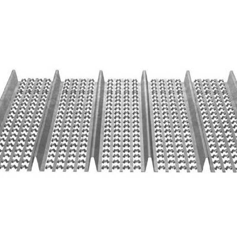 Use of welded wire mesh for reinforcing concrete structures in construction projects.