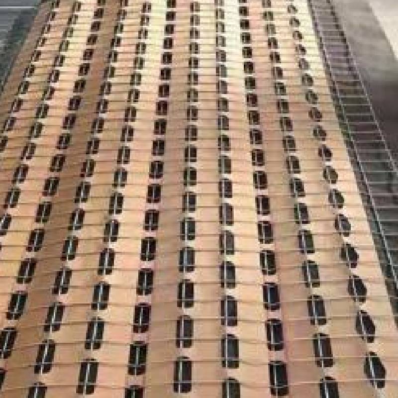 Similar title Welded wire fencing in black color for enhanced security and durability.