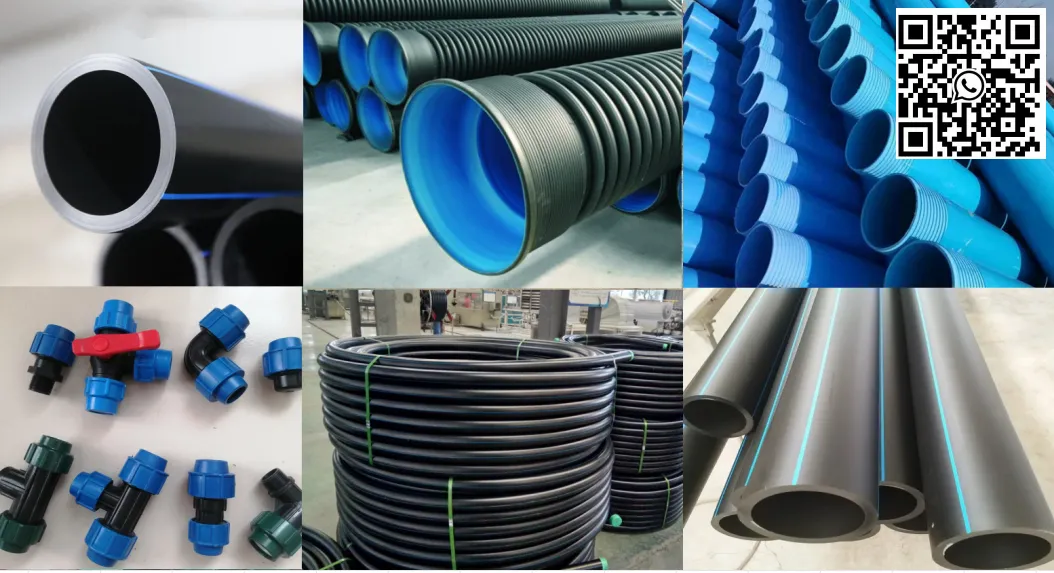 china 18 hdpe corrugated pipe