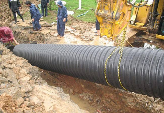 dn500 hdpe double wall corrugated pipe for sewage drain products