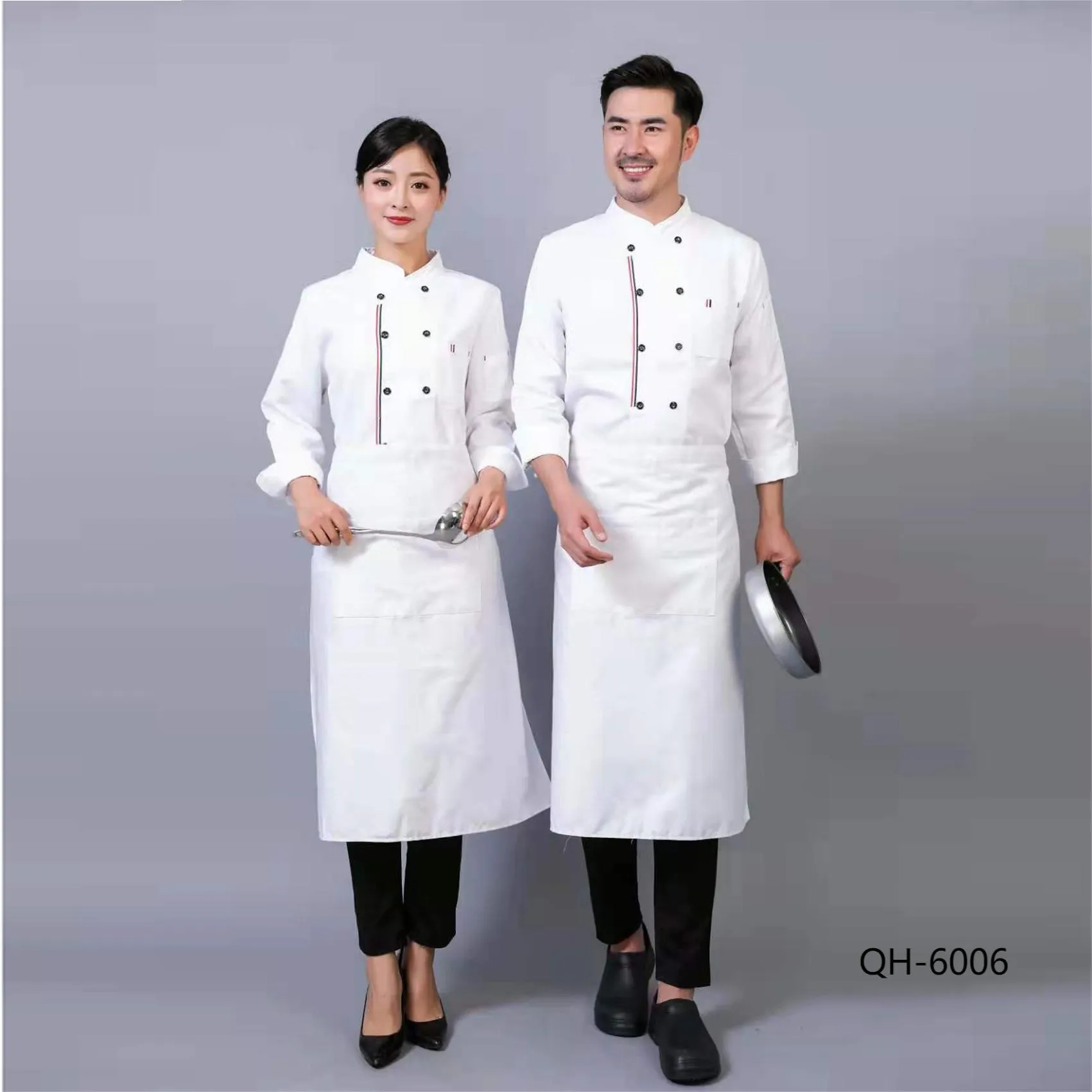 Black Uniform Chef Look