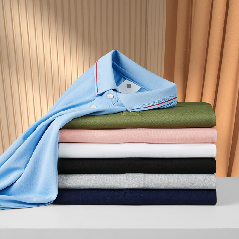 Long-term durability tests of premium polyester polo shirts