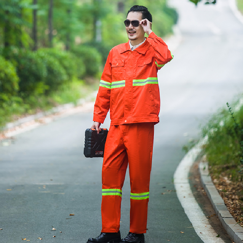 High-Visibility Orange Coveralls: Durable Work & Safety Gear