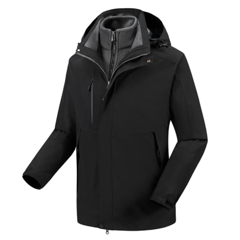 Waterproof hiking jacket for women, perfect for outdoor adventures and inclement weather.