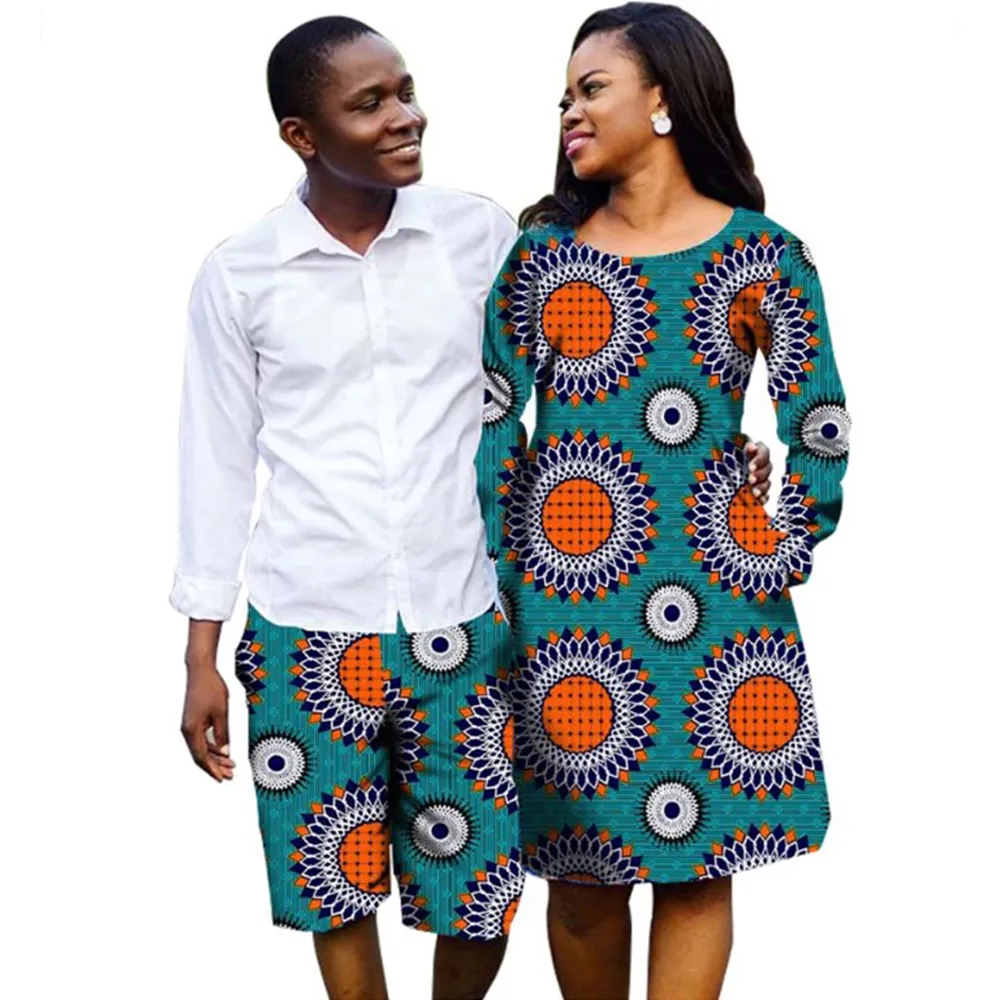 Designing African Dresses with Waxed Cotton Fabric for Sale
