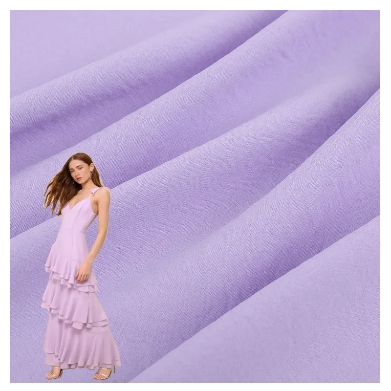 cey crepe airflow fabric 100% polyester dubai plain woven textile fabrics cey crinkle cey printed fabric