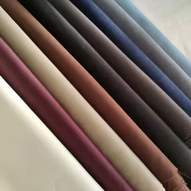 grey cotton velvet fabric