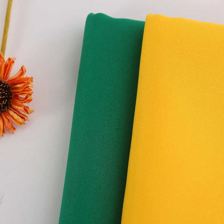 100% Polyester Gabardine Twill Uniform Cloth Polyester Anti Static Fabric For Workwear