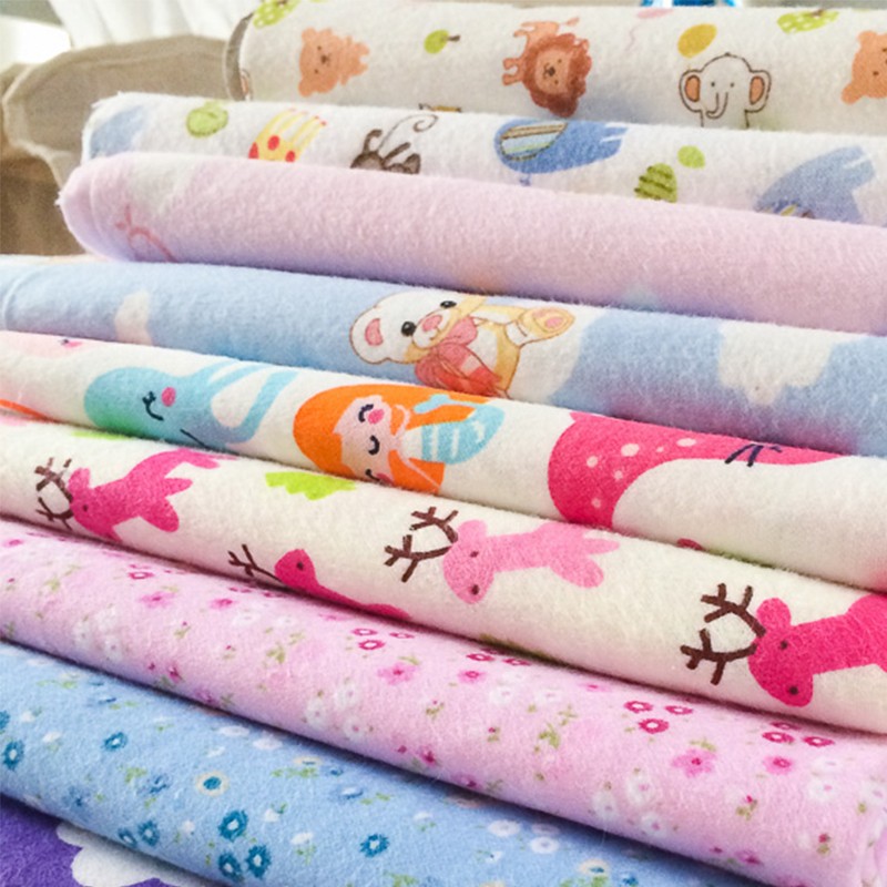 Flannel 120GSM 150cm CVC T/C Polycotton Printed Flannel Fabric