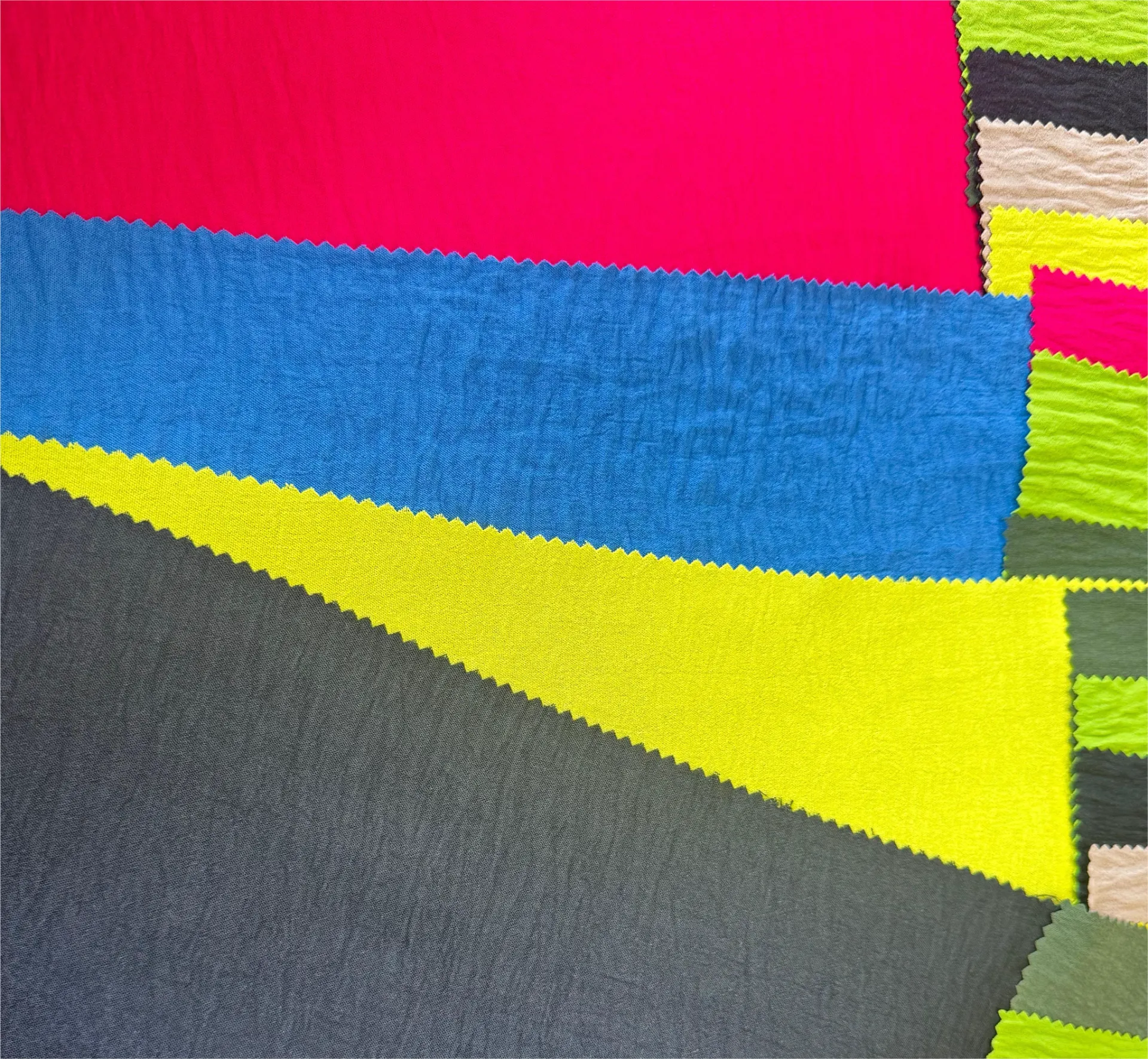 CEY fabric 100% polyester CEY Airflow Crepe printed fabric