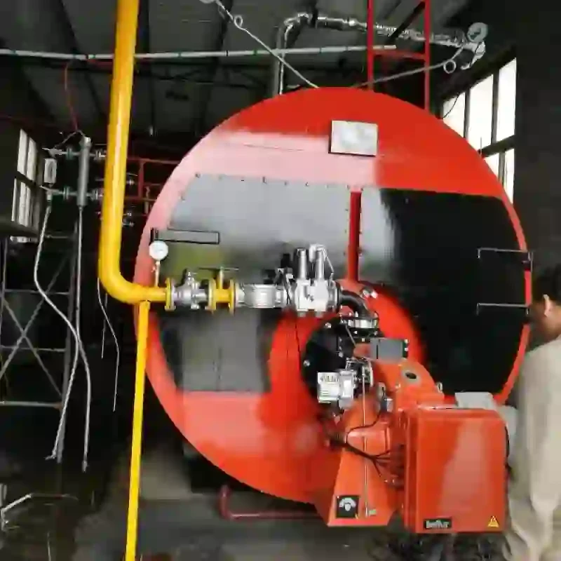 Oil (gas) steam boiler