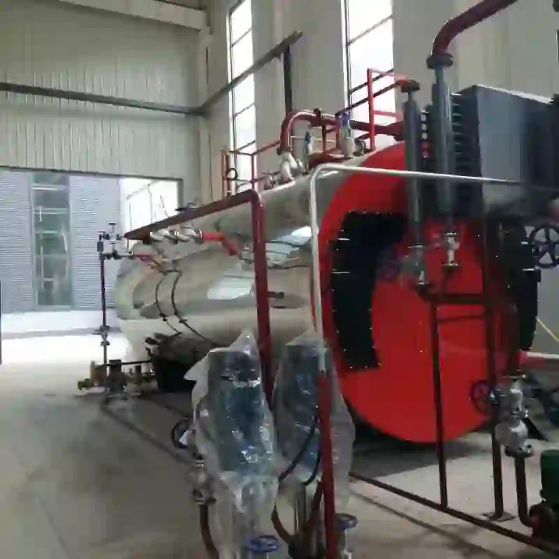 Oil-fired hot water boiler