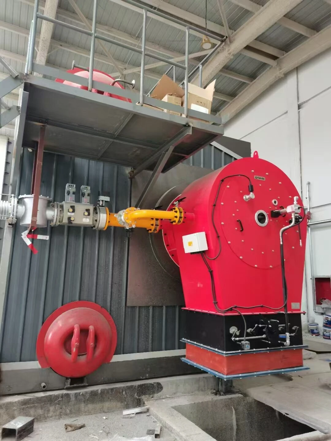 boiler steam pressure control system