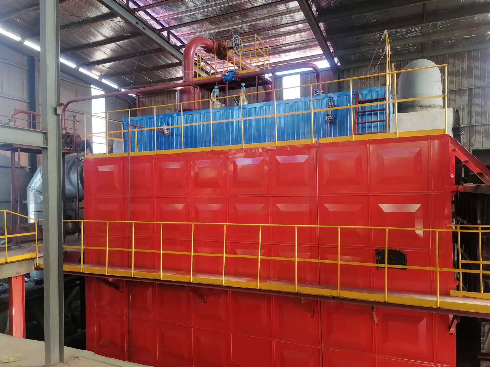 45T Biomass Fired Steam Boiler For Paper Industry