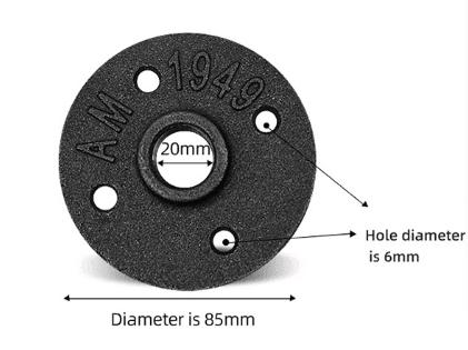 DN15 Floor Flanges and Pipe Fittings: Core Details