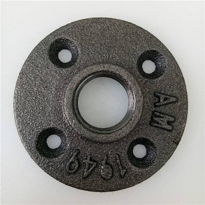malleable iron black floor flange factory malleable iron black floor flange factory