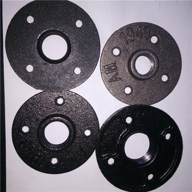 china black threaded floor flange iron pipe fittings
