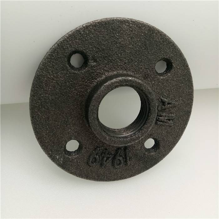 malleable threaded floor flange iron pipe fittings manufacturers