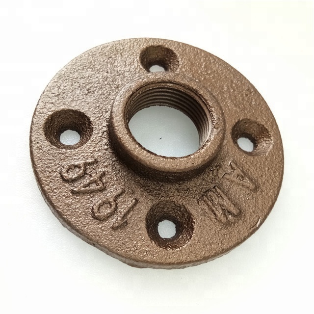 wholesale 3-holes malleable floor flange iron