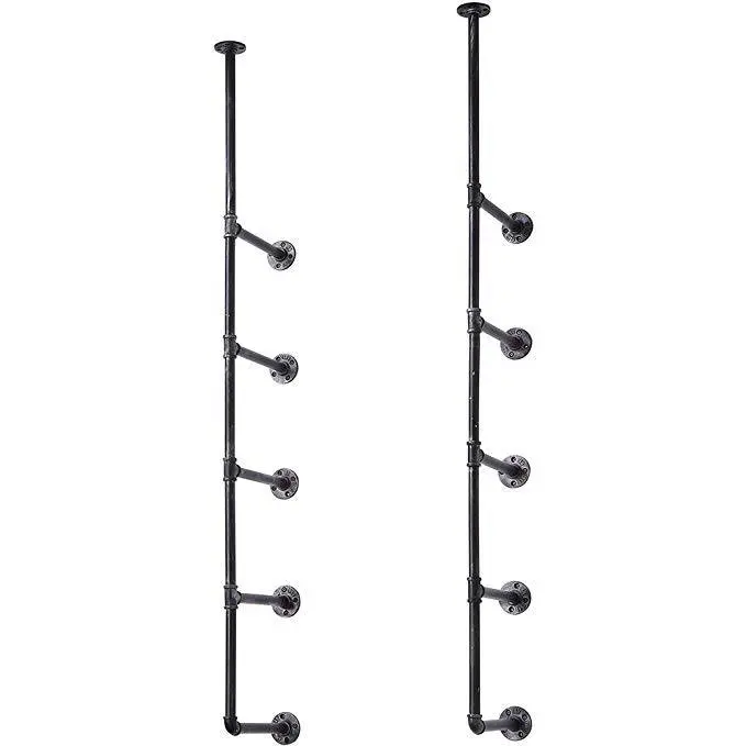 New design vintage industrial style creative antique water pipe shelf