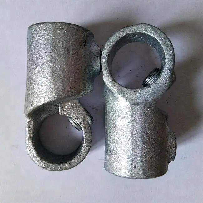 Hot Dip Galvanized Key clamp, interclamp used for Furniture, Handrail, Tables