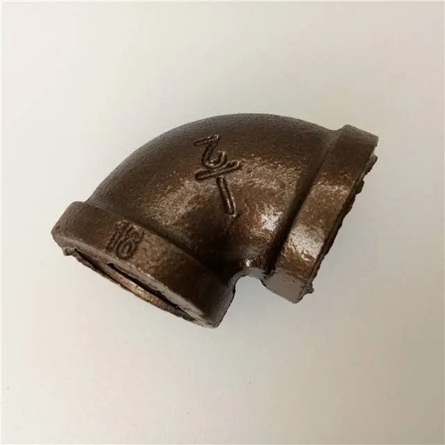 black iron pipe 90 deg elbow fittings DN15