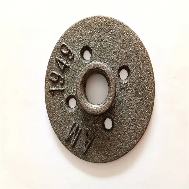 retro style pipe floor flange 1/2