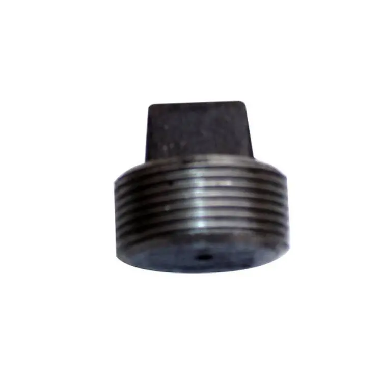 3/4inch industrial malleable cast iron npt pipe fitting plug