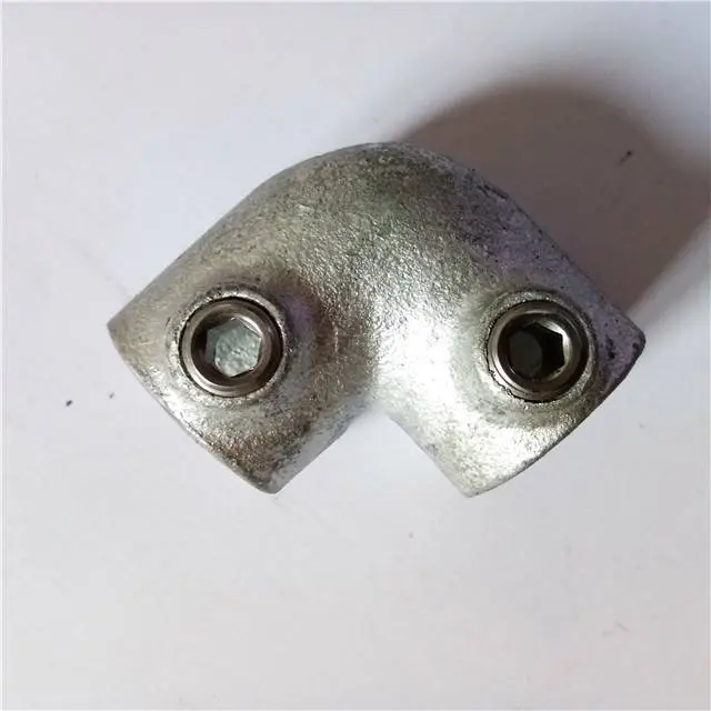 Malleable iron pipe clamps fittings long tee