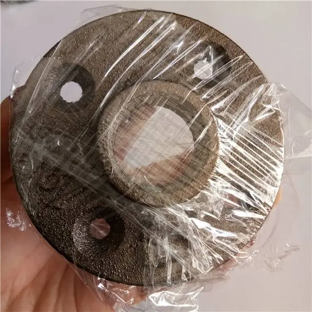 3/4 Inch Reinforced Bronze Flange Iron Pipe Floor Fitting Plumbing Threaded - Durable & Corrosion Resistant