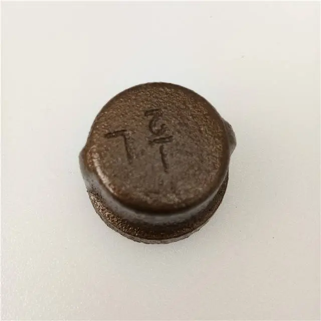 Malleable cast iron fittings hot threaded pipe cap pipe end screw plug bushing