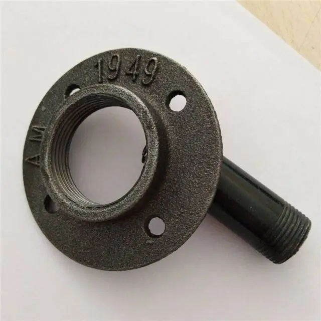 3/4 inch malleable iron floor flange used in rustic furniture parts