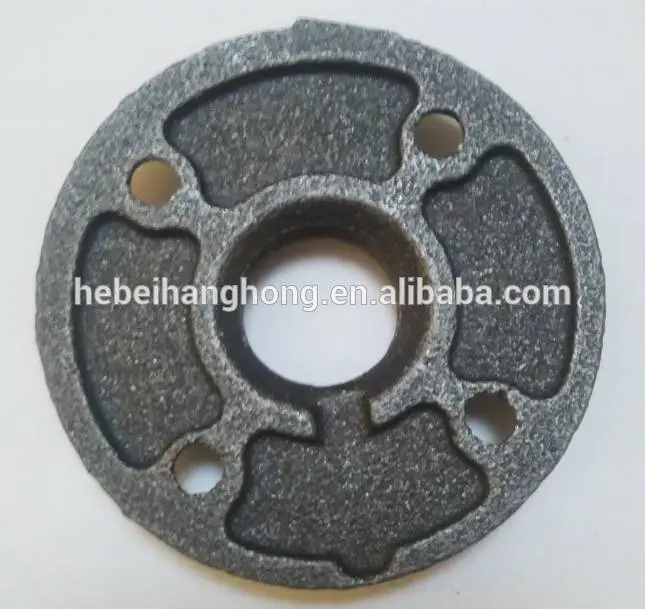 3/4" Black Malleable Iron Floor Flange - Durable Pipe Fittings