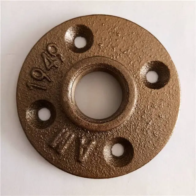Brass floor flange 1/2 malleable iron floor flange