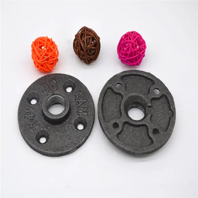 3/4 inch cast iron handrail flange types with threaded