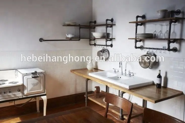 Durable 1/2" Malleable Iron Male/Female Floor Flange for Pipe Furniture